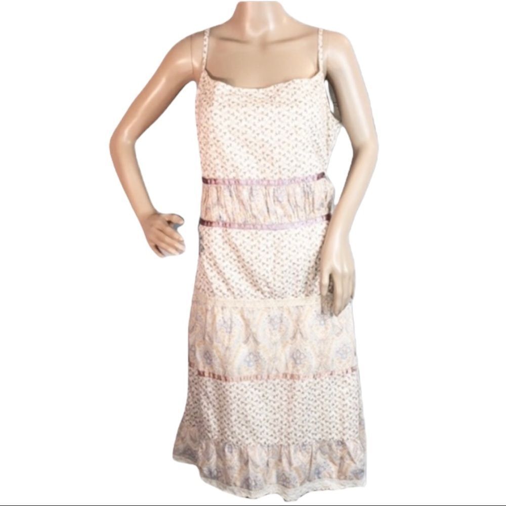 Kit Cornell Floral Sundress Spaghetti Straps Juniors XL